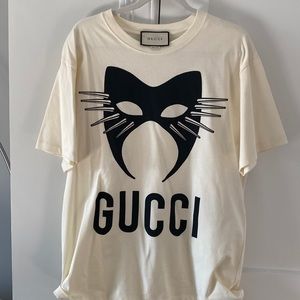 Unworn oversized Gucci mask shirt.